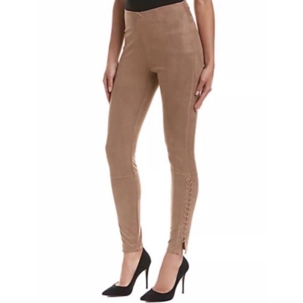 SOLD Lysse | Tan Mission Faux Suede Leggings *NWT* - Picture 1 of 8